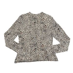 Nasty Gal Animal High Neck Leopard Print Tee